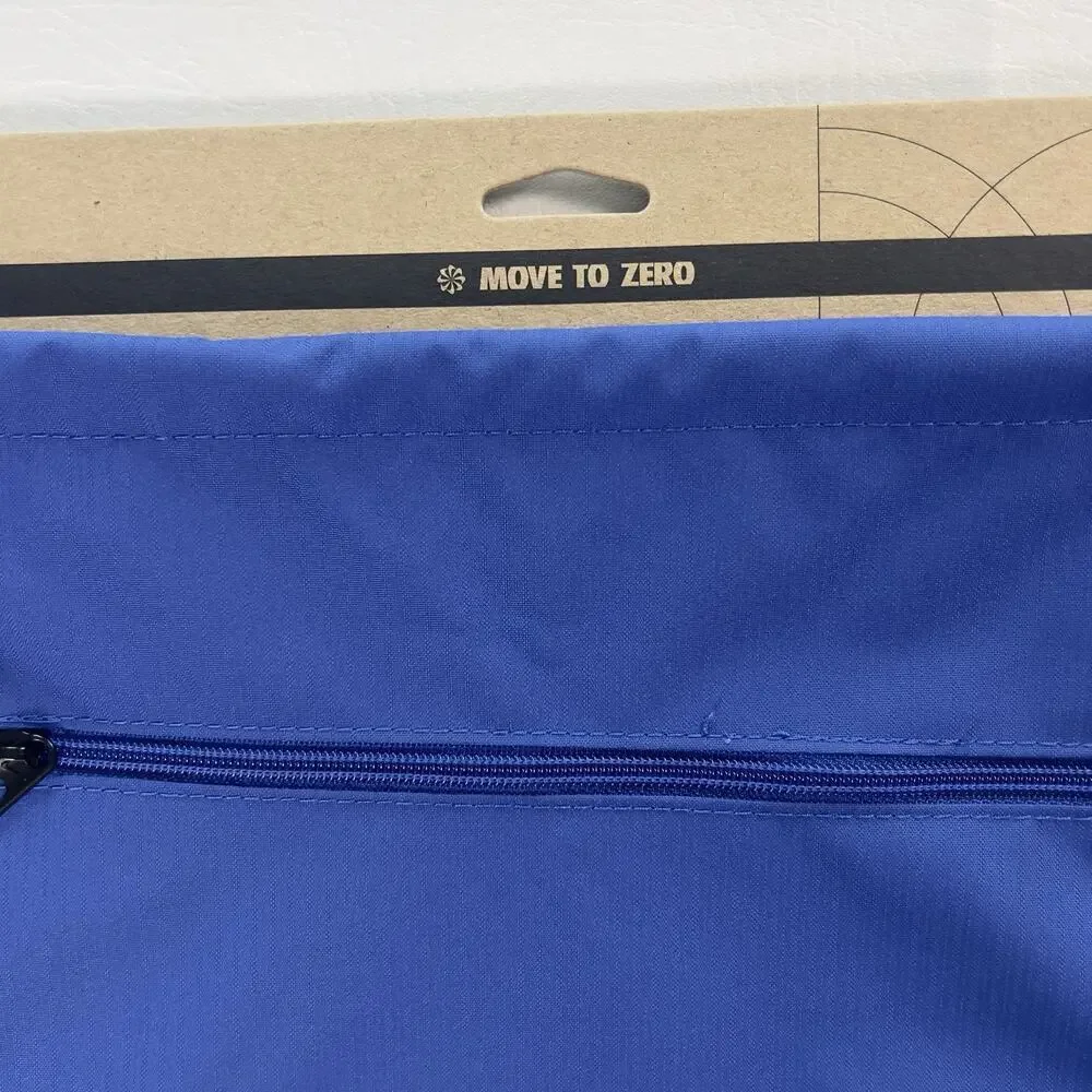 Nike Brasilia Drawstring Backpack Bag Training‎ Gym Sports Walk Sack Blue Black